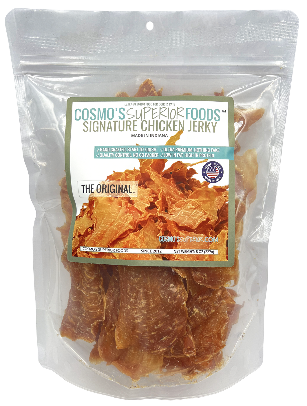 Cosmo's Signature Chicken Jerky - 8 oz