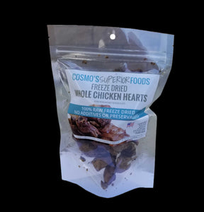 Cosmo's Whole Chicken Hearts 3 oz.